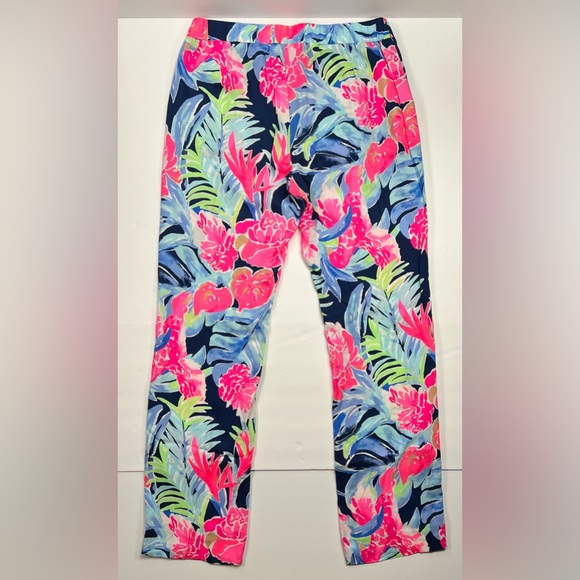 Lilly Pulitzer Madeira High Tide Pant - tropicolada, size 10 - Picture 3 of 13